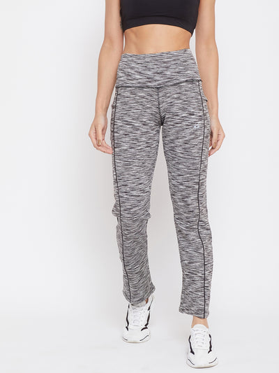 Grey Printed Track Pants - Women Track Pants