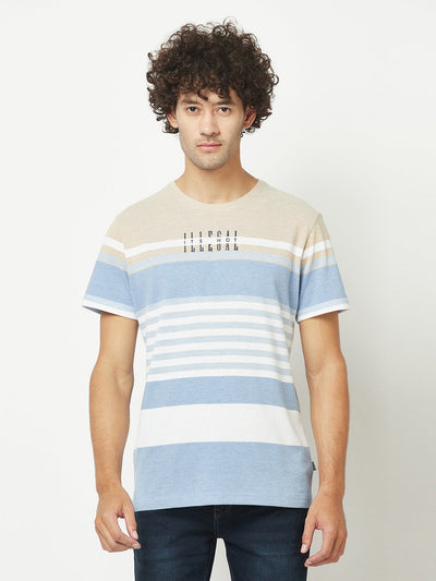  Legal Striped Casual T-Shirt