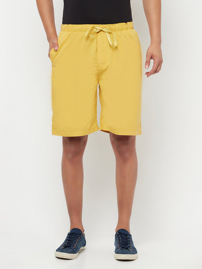 Yellow Lounge Shorts - Men Lounge Shorts