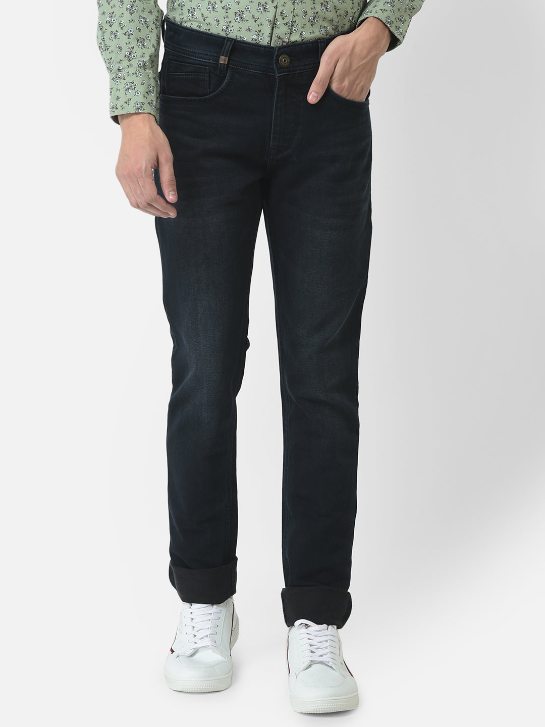 Navy Blue Light Wash Denims 