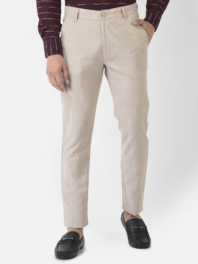  Grey Trousers in Slim Cut 