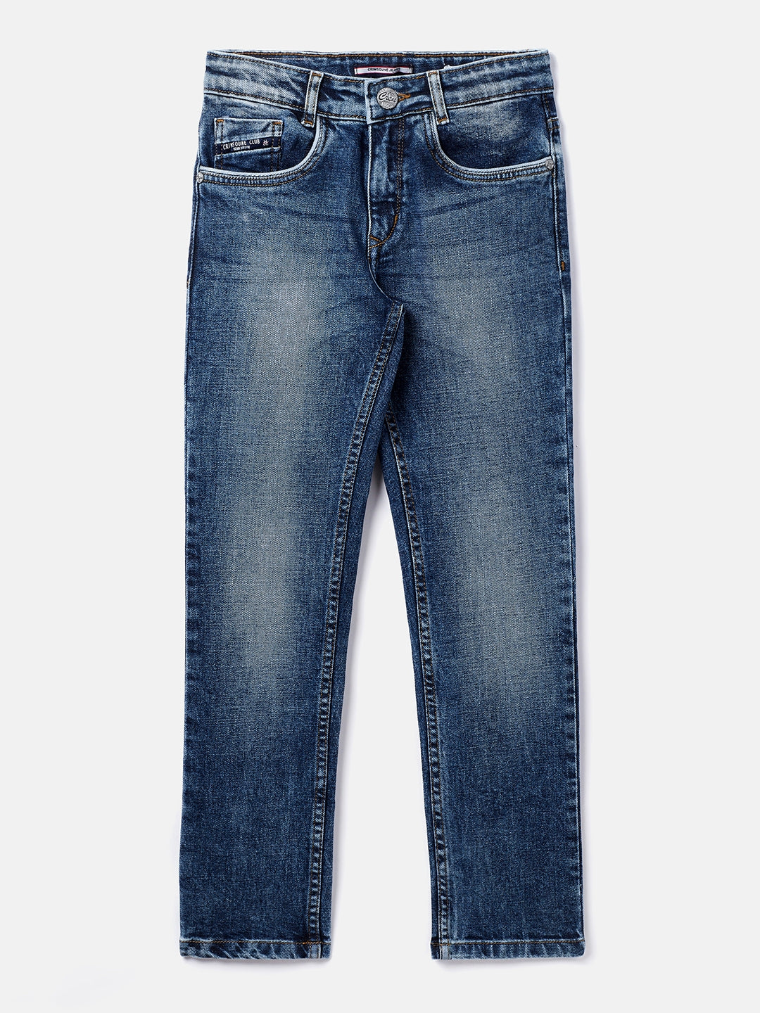 Blue Washed Jeans - Boys Jeans