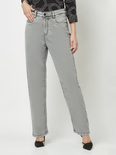 Crimsoune Club Grey Defined-Fit Denim  