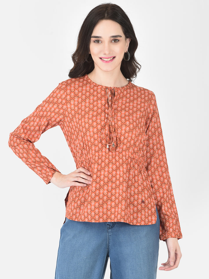 Orange Empire Top - Women Tops