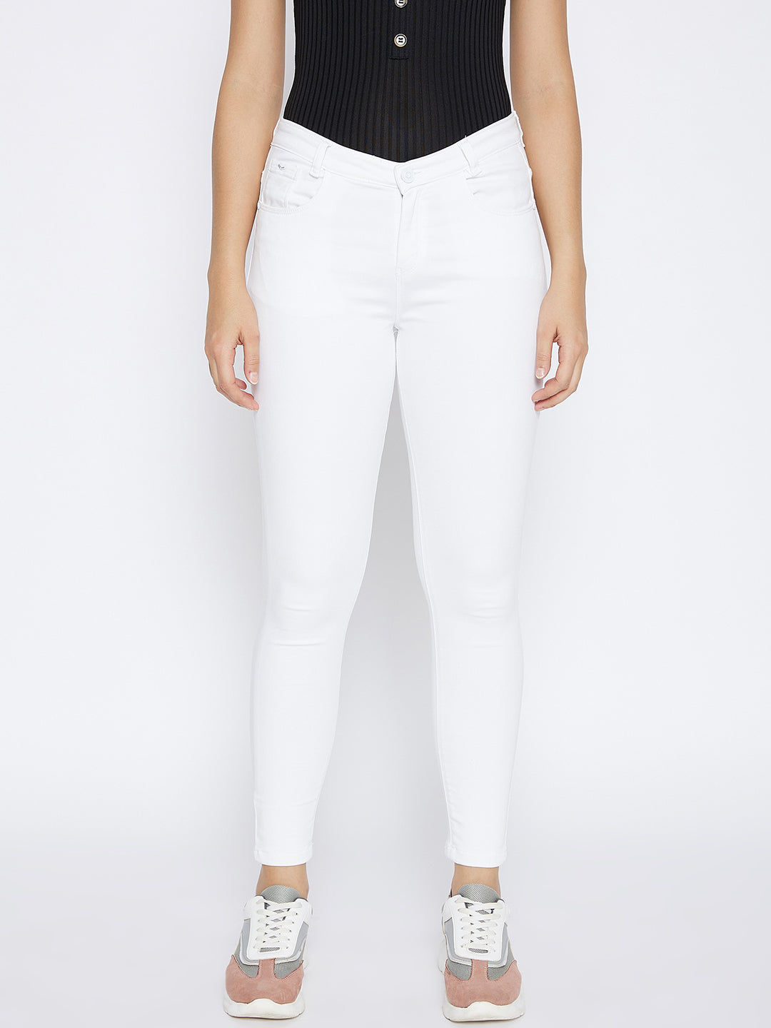 White Super Skinny Fit Jeans - Women Jeans