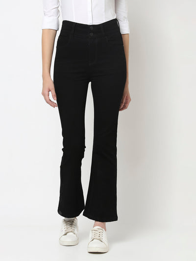Black Bootcut Style Jeans 