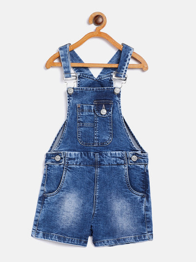 Blue Denim Dungarees - Girls Dungarees