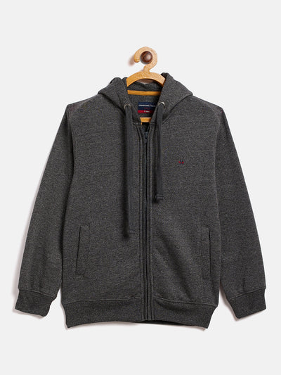 Grey Hooded Sweatshirt - Boys Sweatshirts