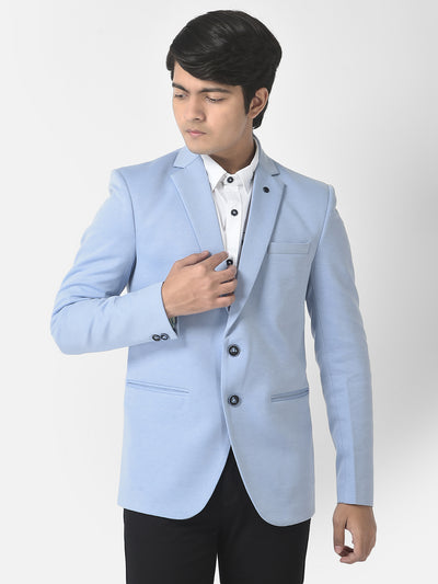 Sky Blue Blazer-Boys Blazer-Crimsoune Club