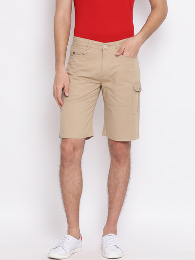 Beige shorts - Men Shorts