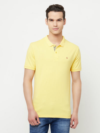 Yellow Polo T-Shirt - Men T-Shirts