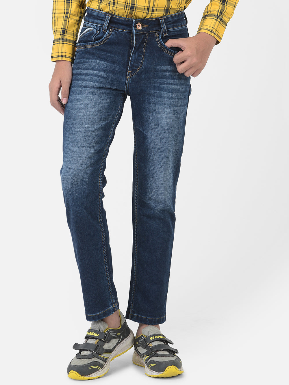 Light Fade Blue Jeans - Boys Jeans