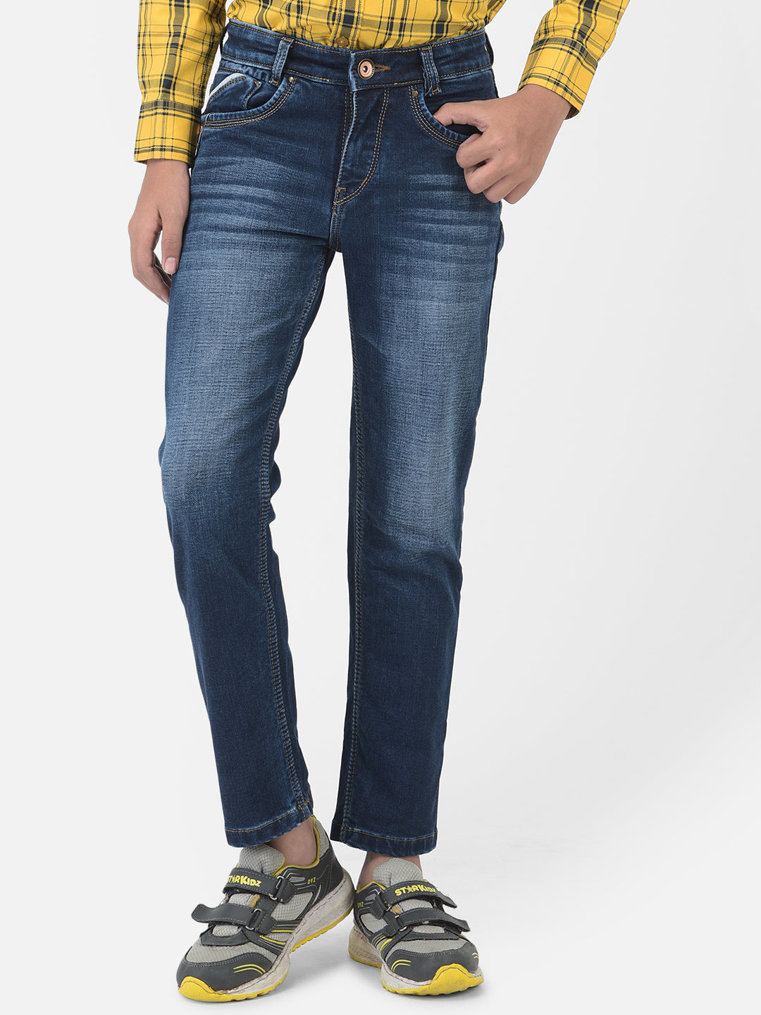 Light Fade Blue Jeans - Boys Jeans