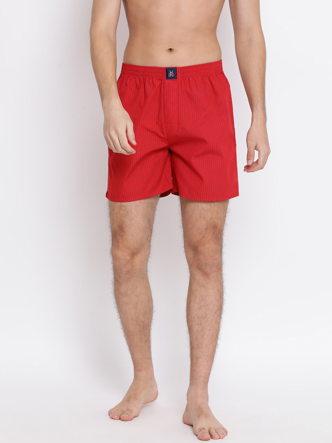 Red Printed Boxer - Men Boxers