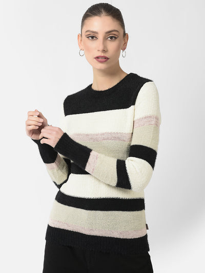  Colour-Blocked Sweater 