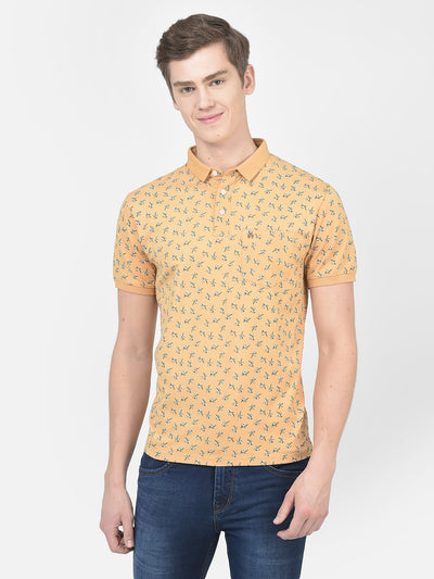  Mango Sorbet Floral Polo T-Shirt