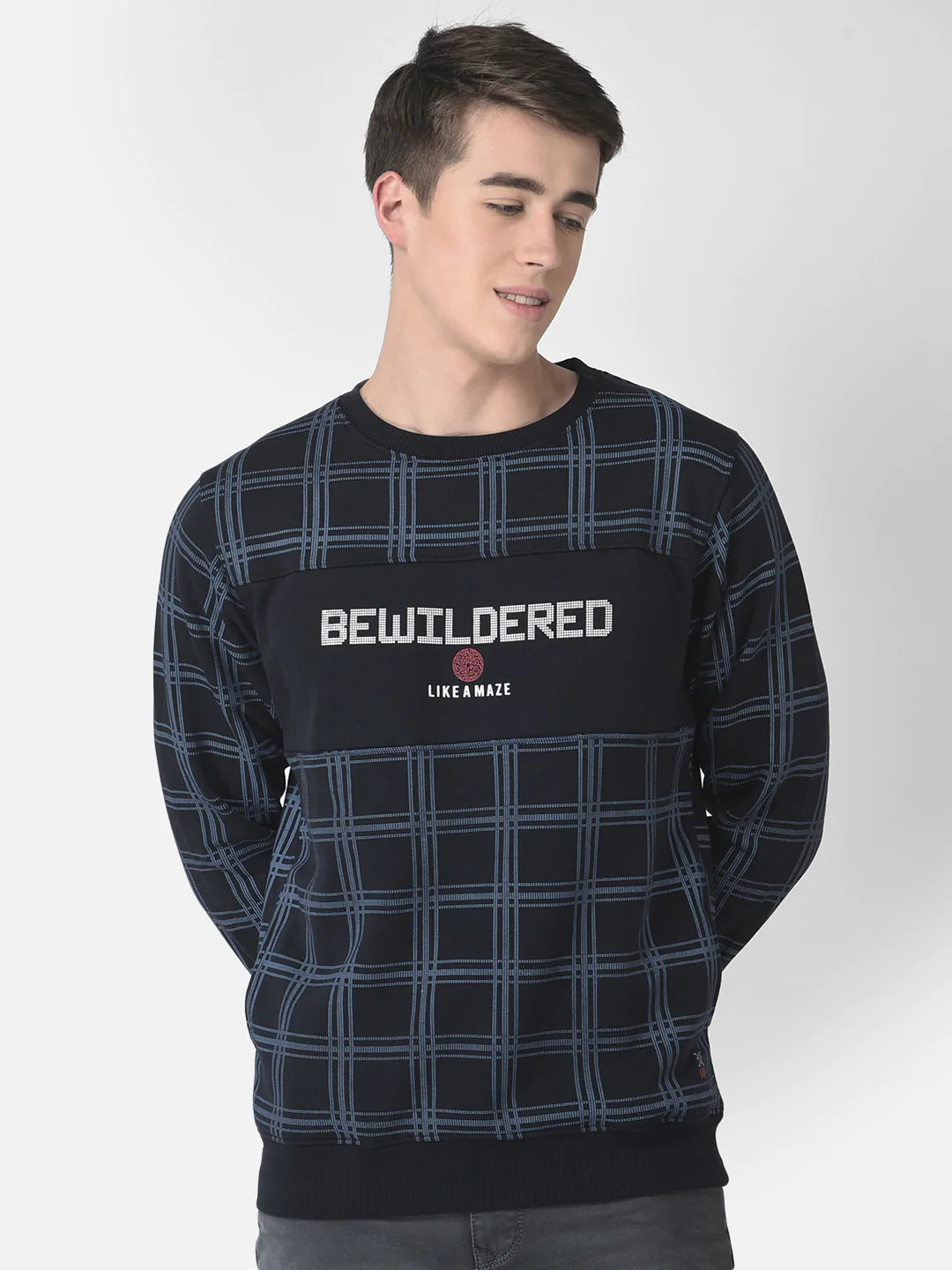  Navy Blue Bewildered Sweatshirt