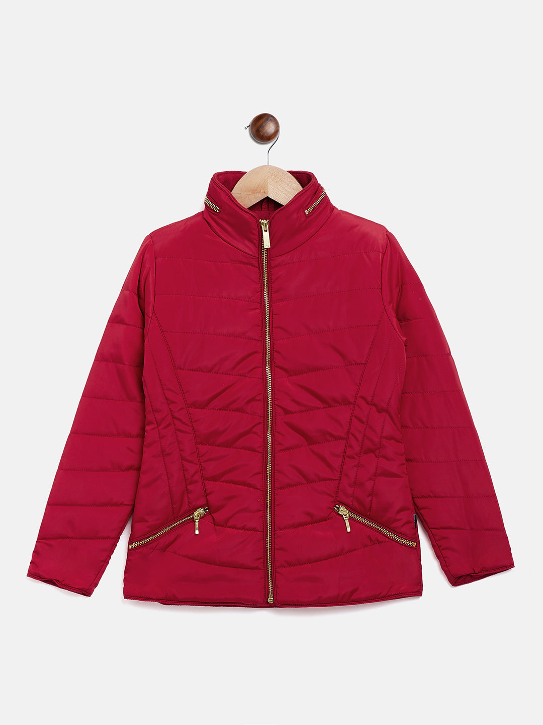 Red Puffer Jacket - Girls Jackets