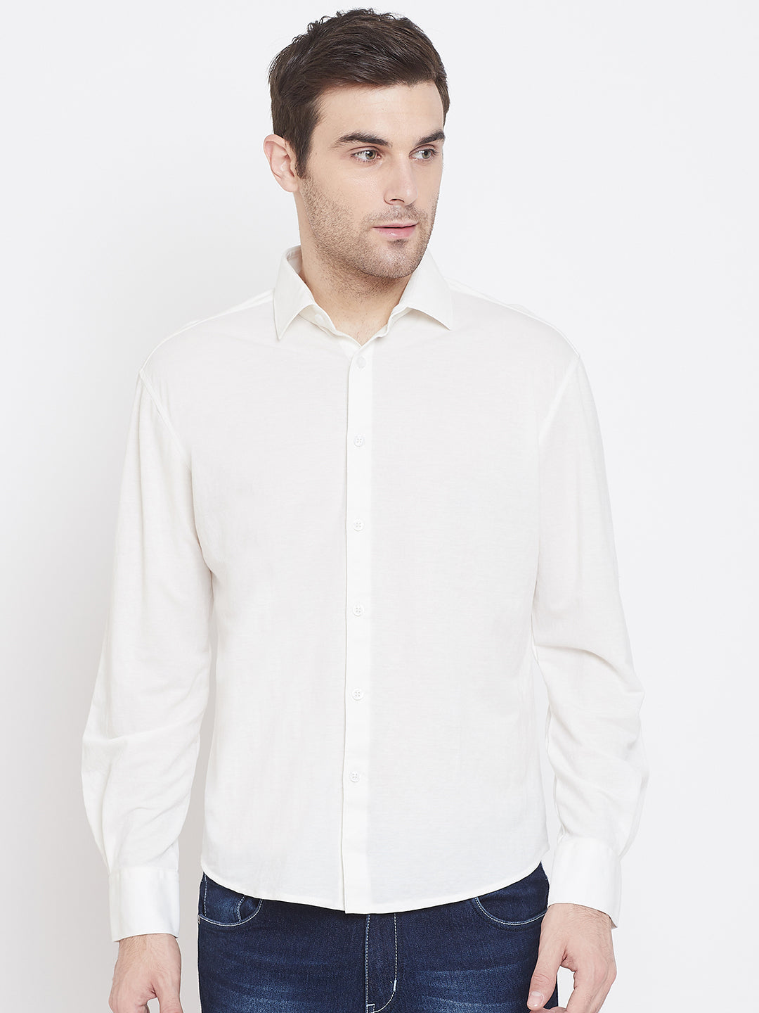 White Formal Shirt - Men Shirts