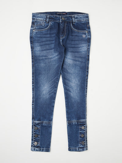 Blue Denim Jeans - Girls Jeans