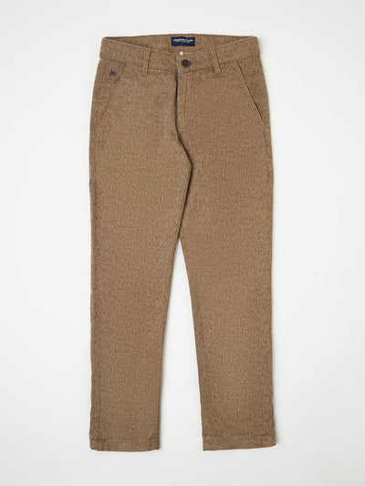 Brown Printed Trousers - Boys Trousers