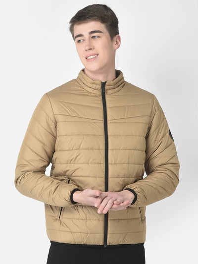  Camel Brown Padded Jacket 