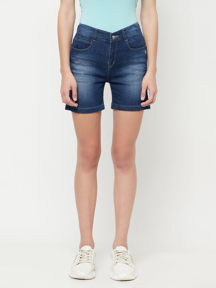 Blue Light Fade shorts - Women Shorts