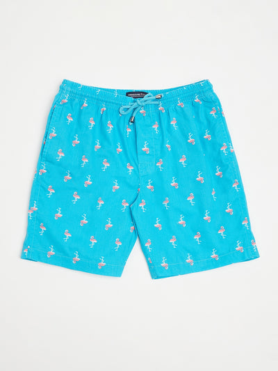 Blue Printed Boxer - Boys Boxers