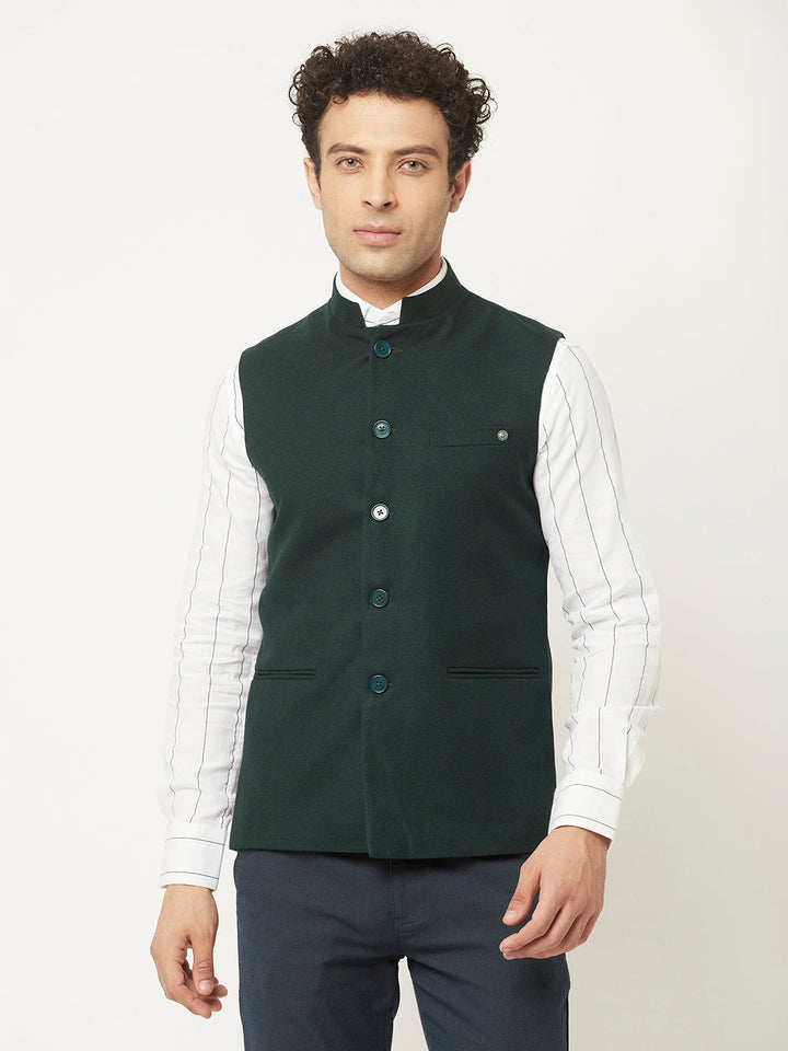 Waistcoat in Emerald Green Tone
