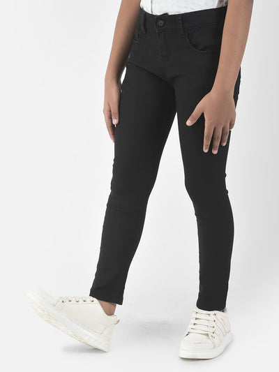  Black Slim-Fit Denims