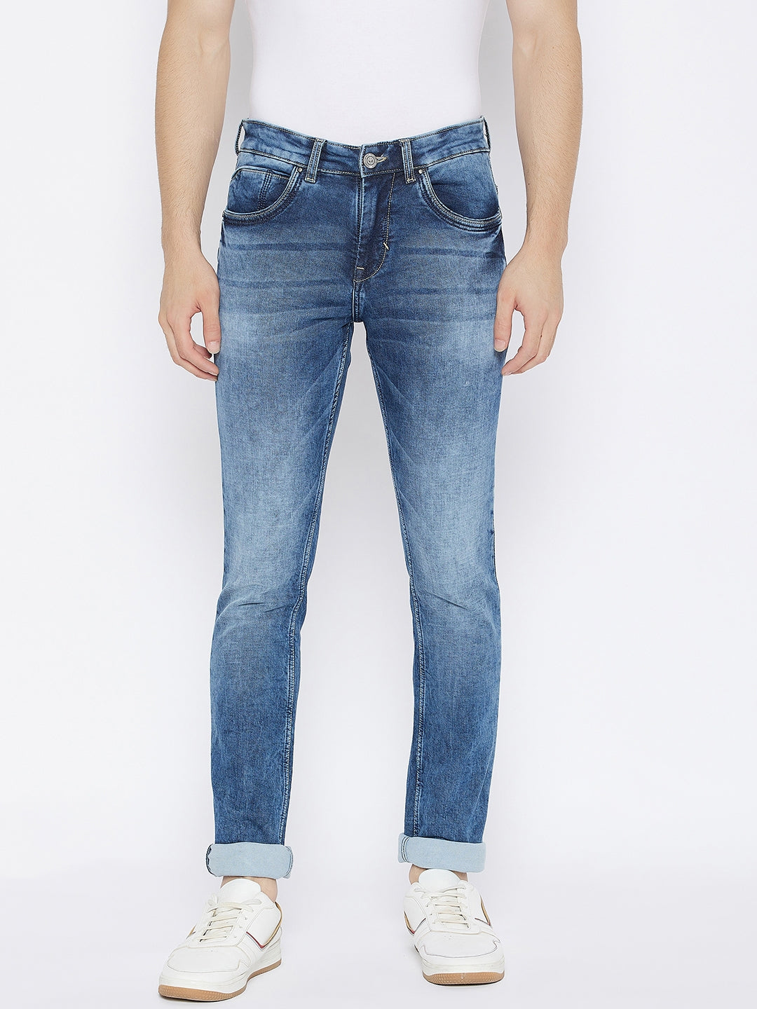 Blue Slim Fit Jeans - Men Jeans