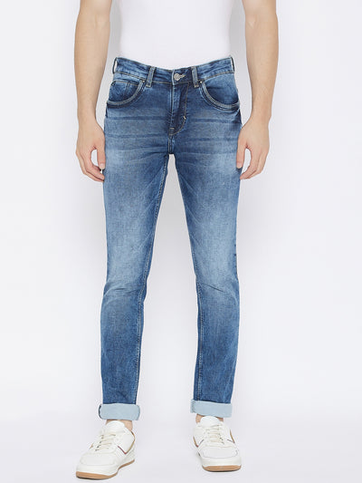 Blue Slim Fit Jeans - Men Jeans