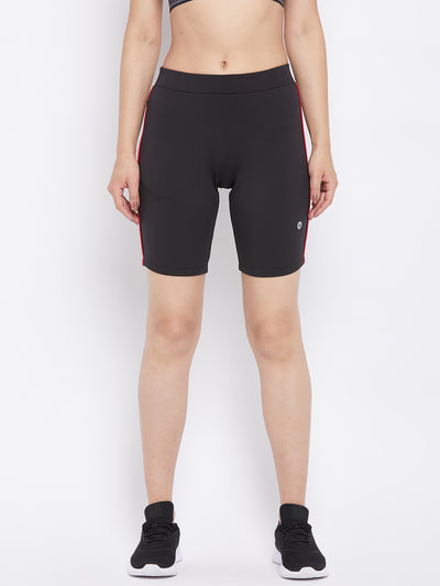 Black Sports Shorts - Women Shorts