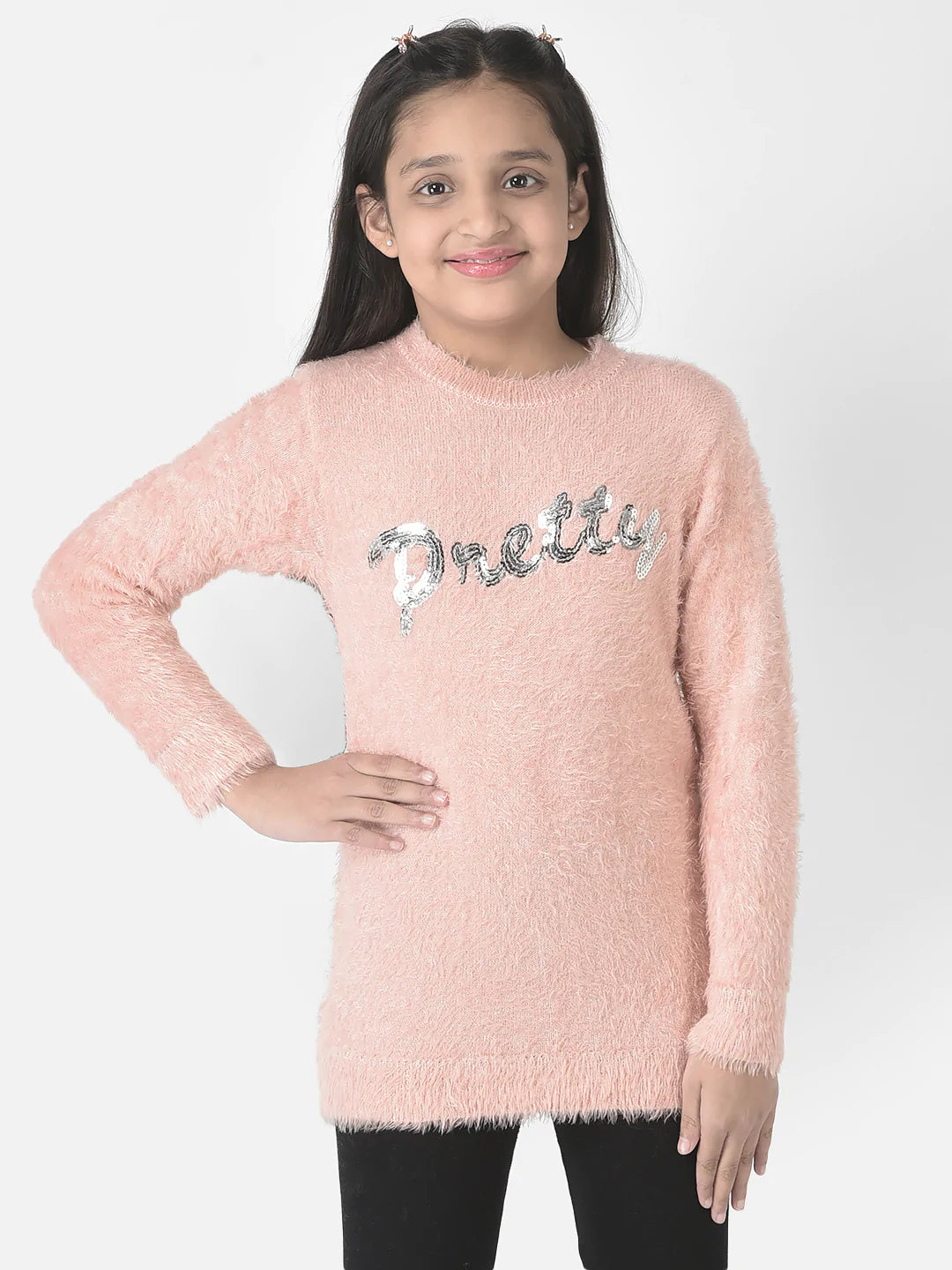 Pink Sweet Sequence Sweater