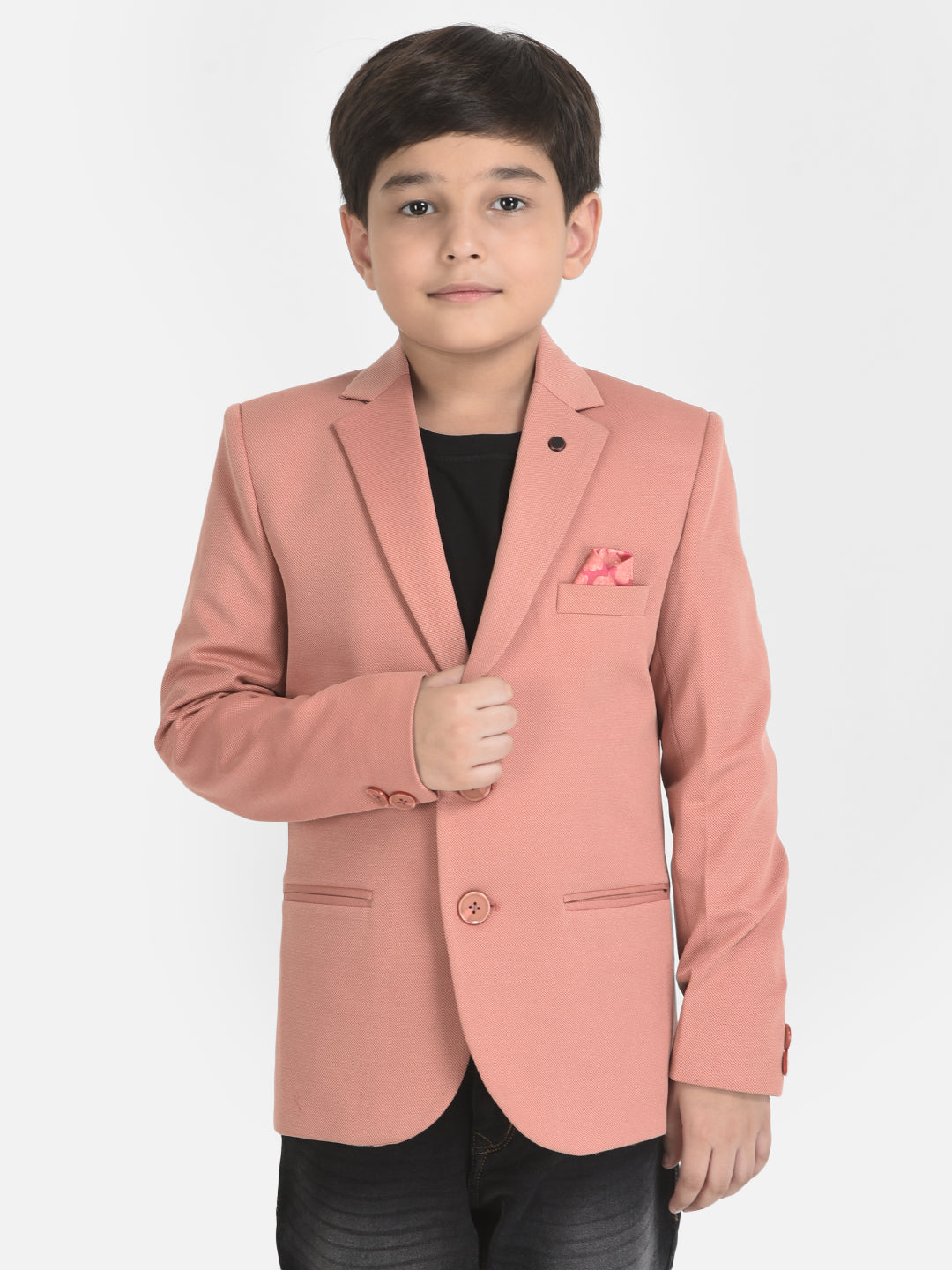 Pink Blazer with 3 Pocket Styling