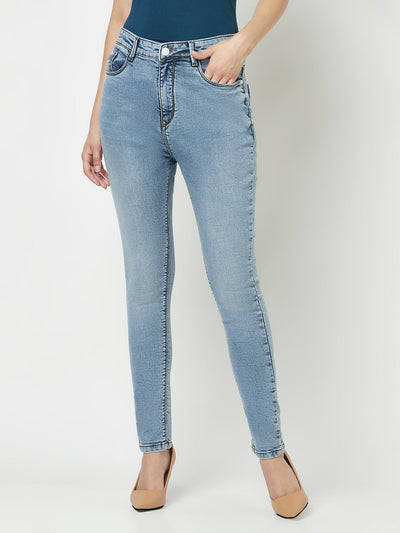  Slim-Fitting Blue Jeans