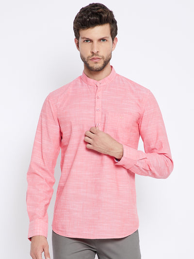 Pink Kurta - Men Kurtas