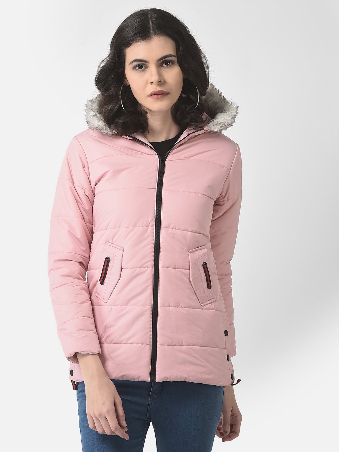  Hooded Peach Jacket