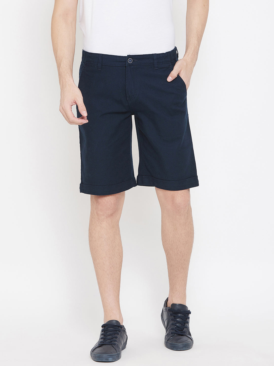 Navy Blue shorts - Men Shorts