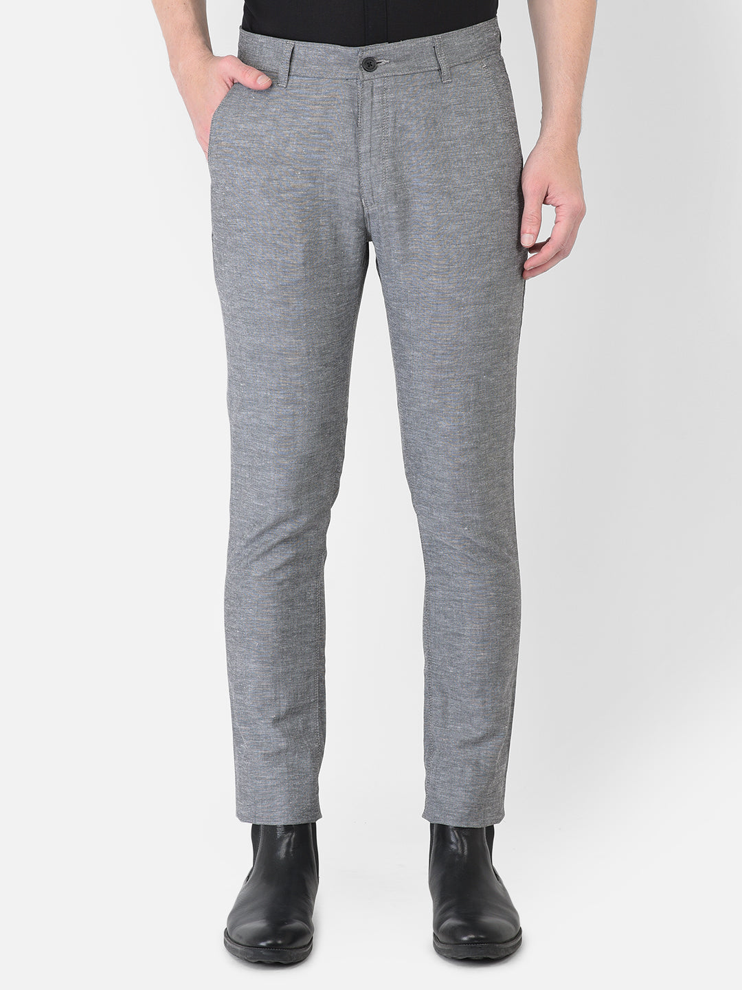 Grey Trousers - Men Trousers