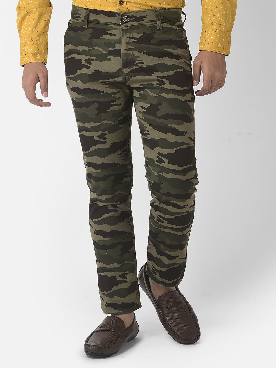   Camouflage Print Trousers