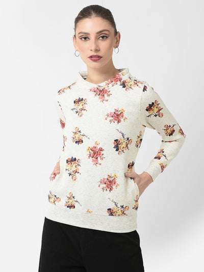  Off-White Floral Sweatshirt 