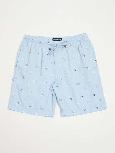 Blue Printed Boxer - Boys Boxers