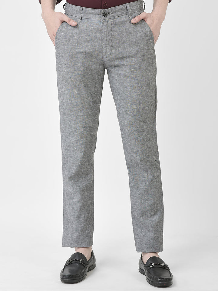  Dark Melange Grey Trousers