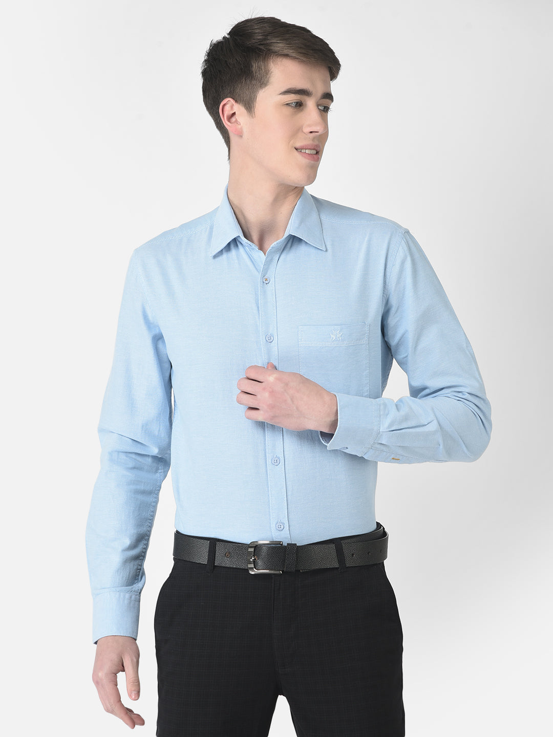  Sky Blue Formal Shirt 