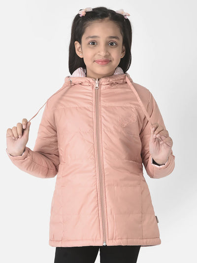  Peach A-Line Padded Jacket 