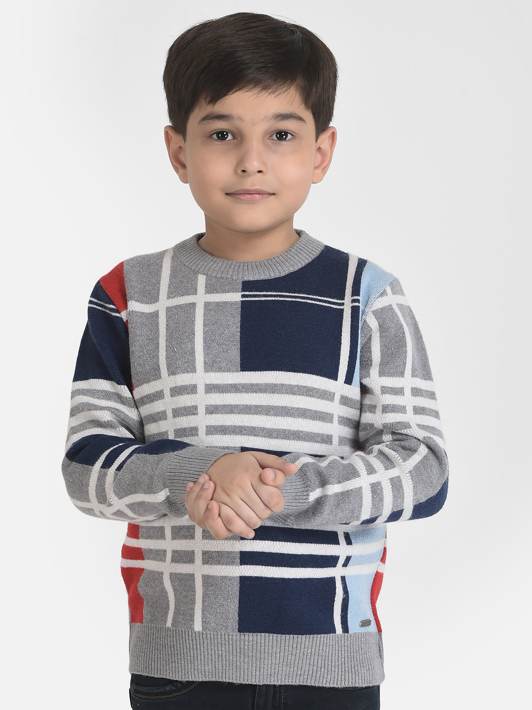 Multi-Coloured Abstract Sweater-Boys Sweaters-Crimsoune Club