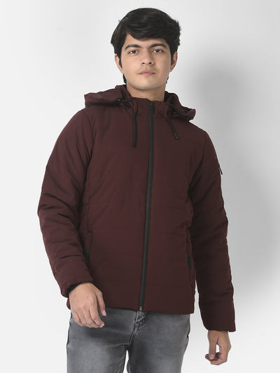  Maroon Light Padding Jacket