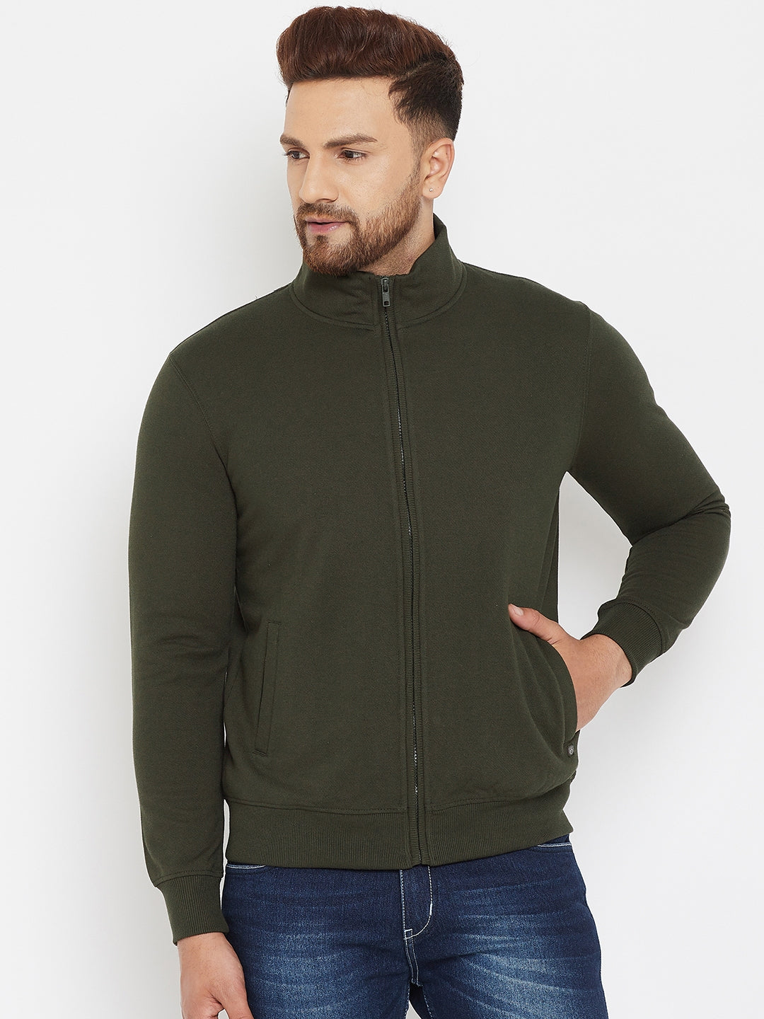 Olive Sweatshirt - Men Sweatshirts