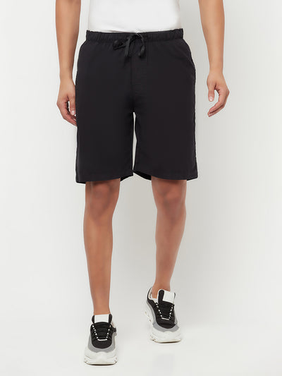 Black Lounge Shorts - Men Lounge Shorts